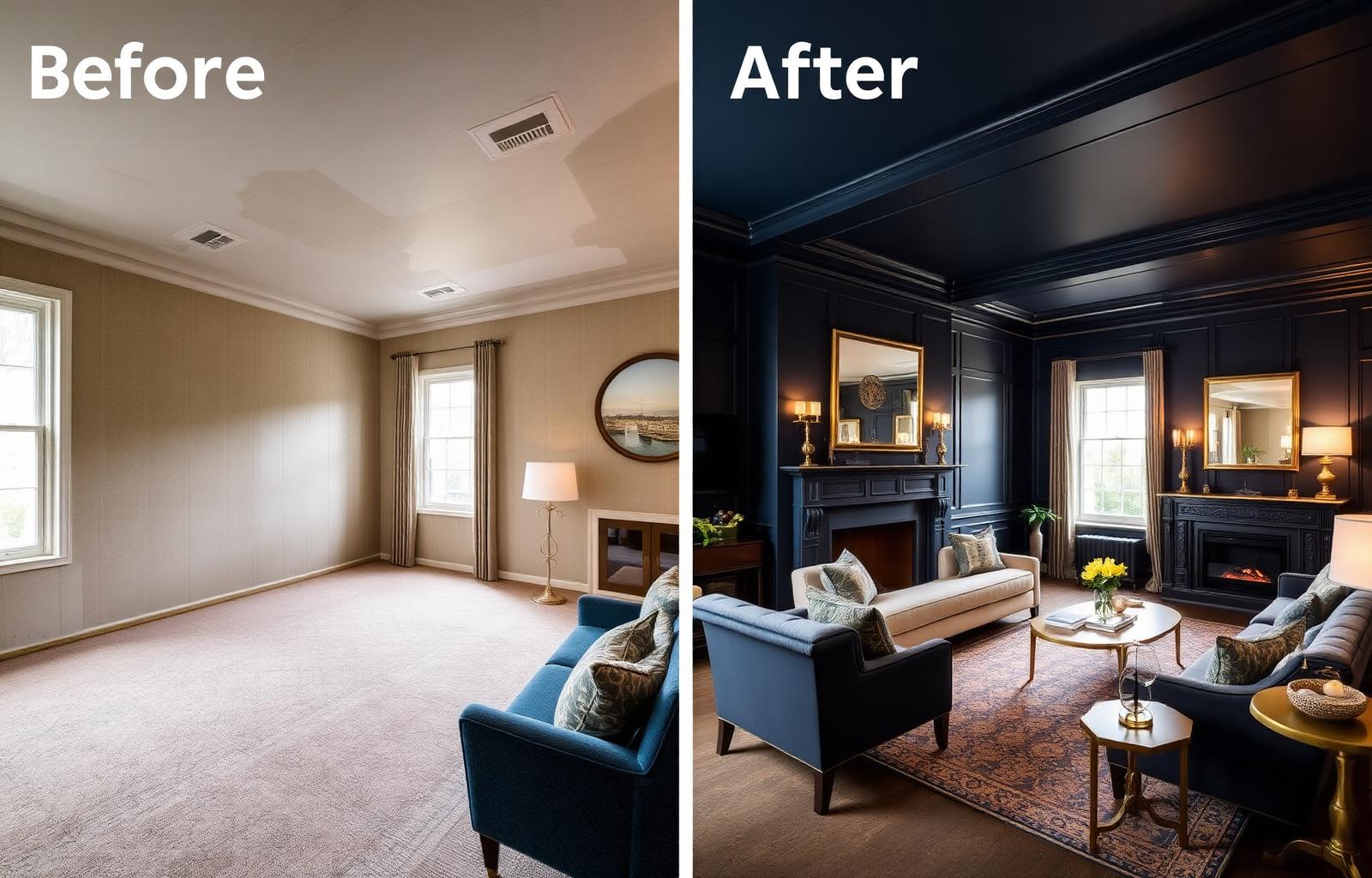 Featured before and after